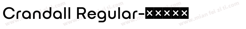 Crandall Regular字体转换